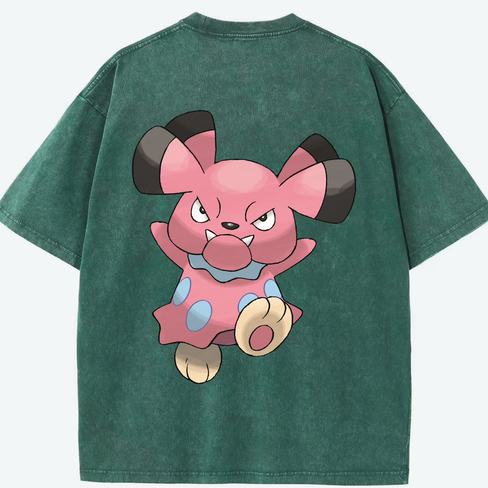 （画像用） ポケットモンスター Pokémon 綿100% ヴィンテージ風 半袖Tシャツ（背面プリント）